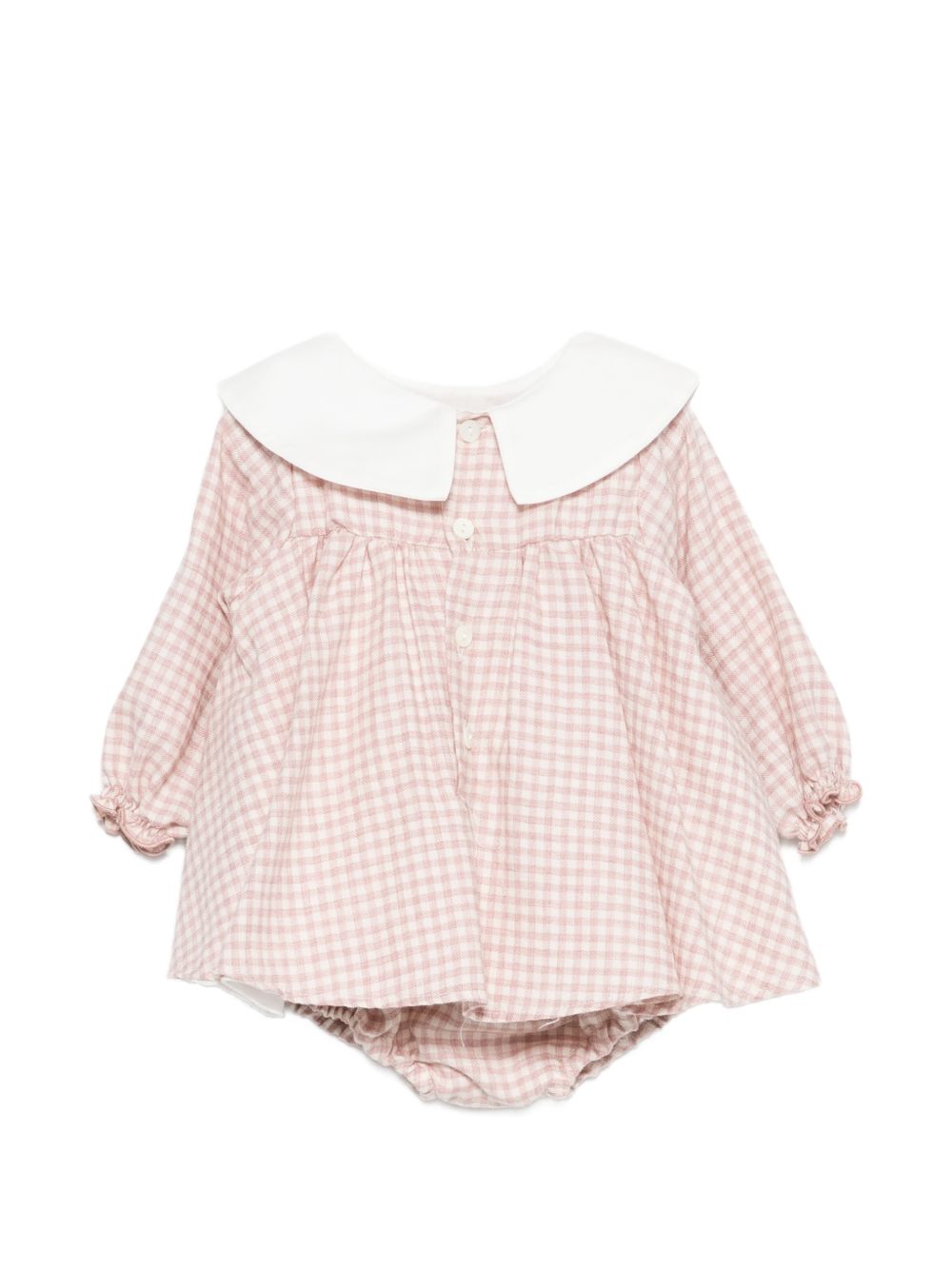 Abito per neonata La Stupenderia Kids rosa con motivo a quadretti 3TBAB04 Y24 LA STUPENDERIA KIDS