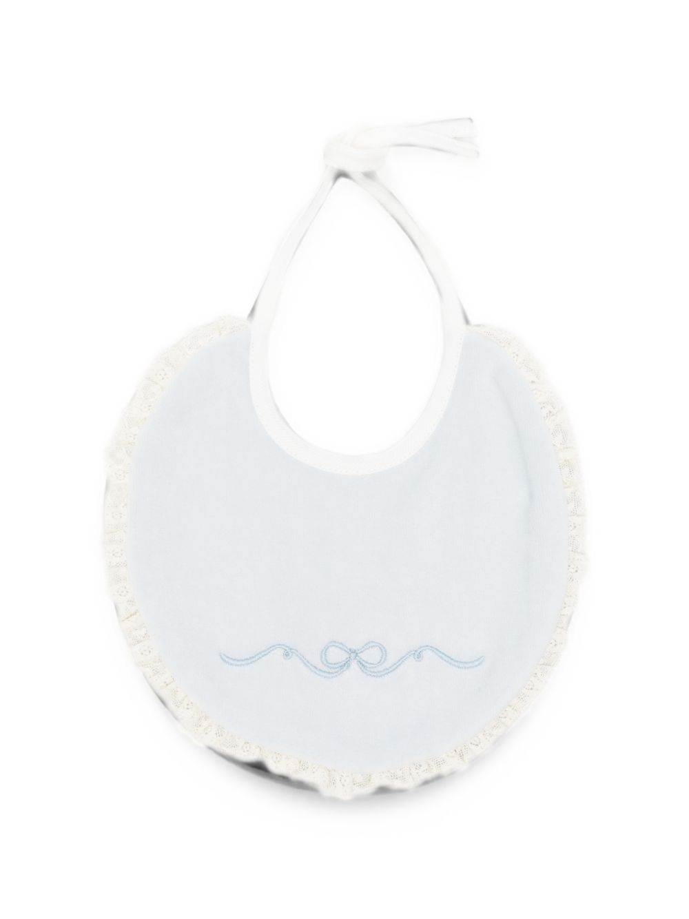 Bavaglino per neonati La Stupenderia Kids azzurro con finiture in pizzo 3TBBV00 L04 LA STUPENDERIA KIDS