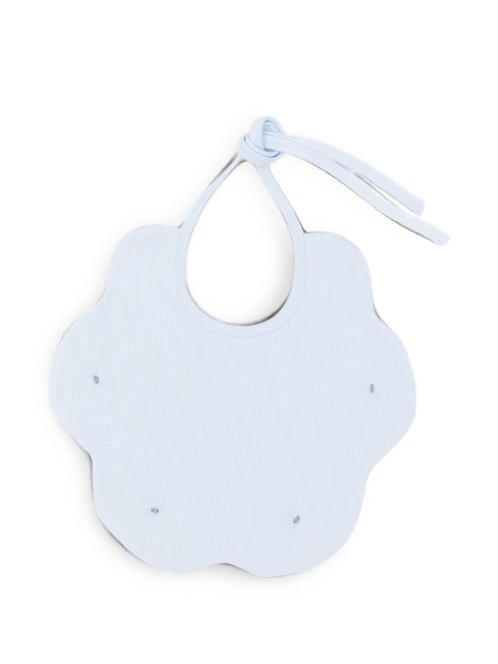 Bavaglino per neonato La Stupenderia Kids azzuro con bordo smerlato 3TBBV20 P04 LA STUPENDERIA KIDS