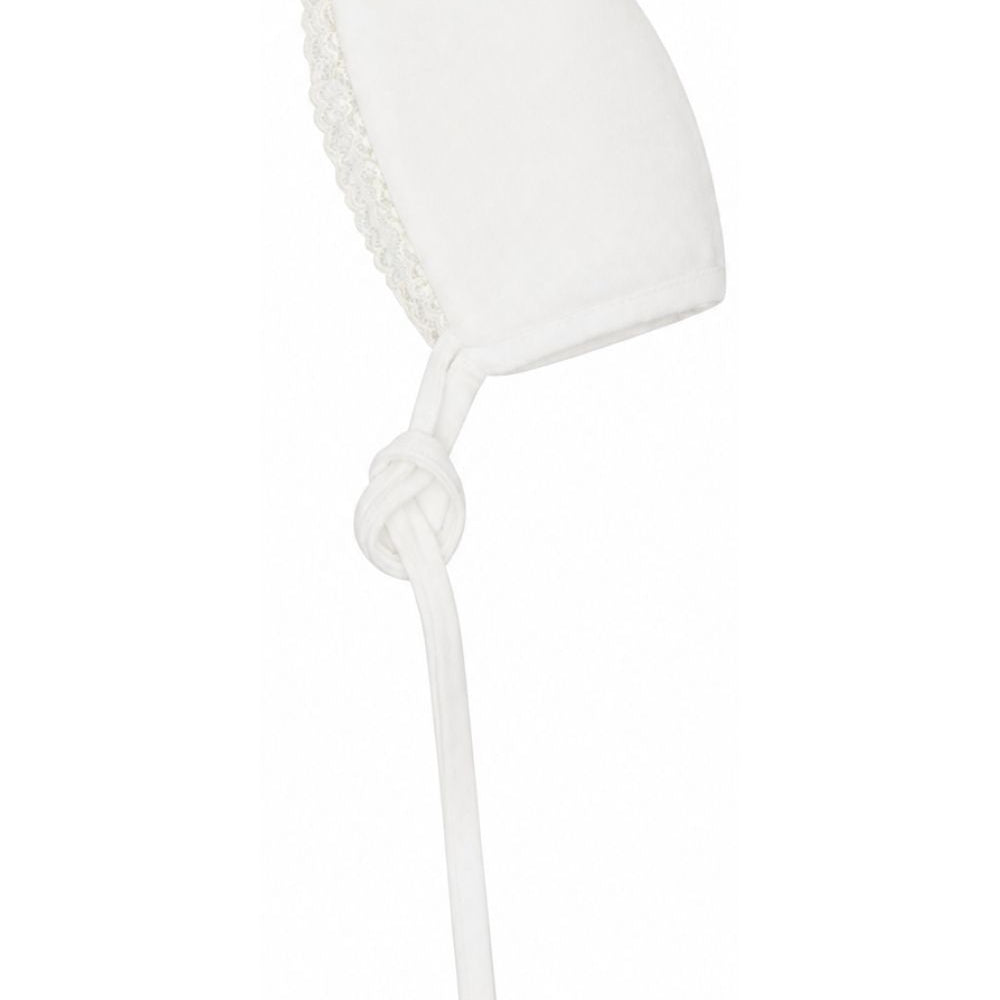 Cappello per neonati La Stupenderia Kids bianco con finitura in pizzo 3TBCP00 L02 LA STUPENDERIA KIDS