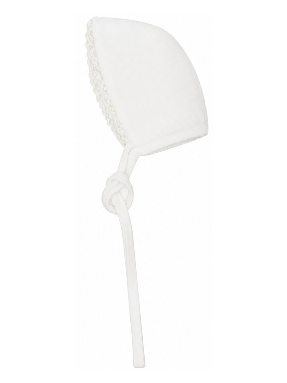 Cappello per neonati La Stupenderia Kids bianco con finitura in pizzo 3TBCP00 L02 LA STUPENDERIA KIDS