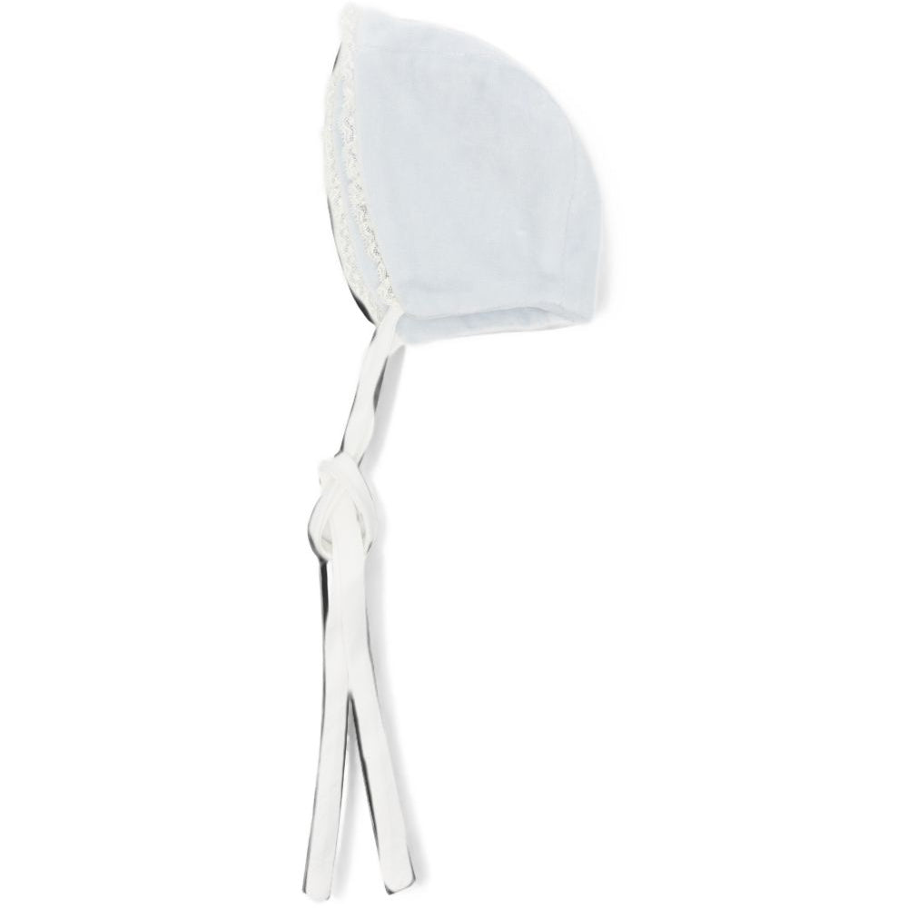 Cappello per neonato La Stupenderia Kids azzurro con finitura in pizzo 3TBCP00 L04 LA STUPENDERIA KIDS