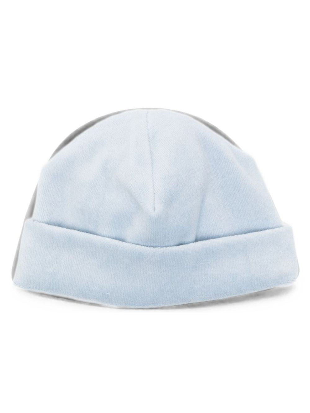 Cappello per neonato La Stupenderia Kids azzurro con finitura in velluto 3TBCP20 L24 LA STUPENDERIA KIDS