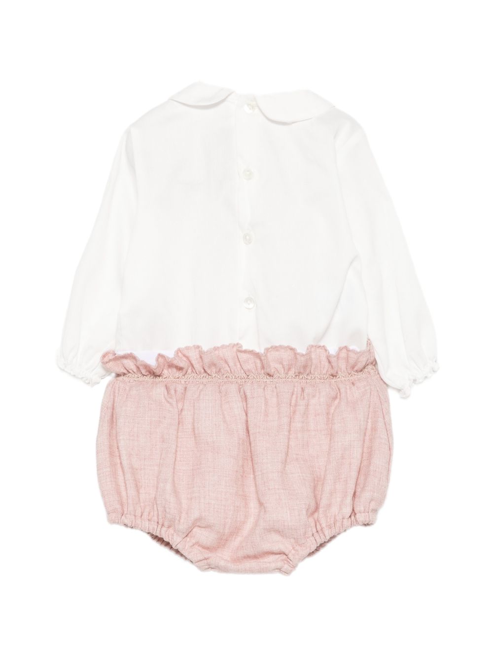 Set blusa e shorts per neonata La Stupenderia Kids multicolore con colletto alla Peter Pan 3TBCT04 A08 LA STUPENDERIA KIDS