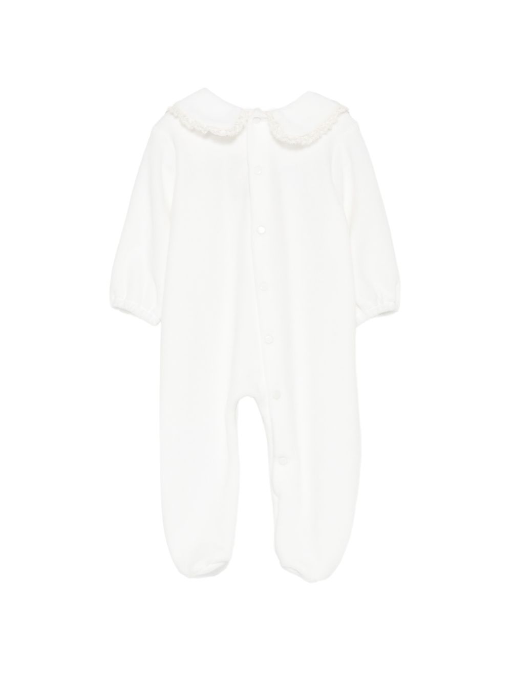 Tutina per neonato La Stupenderia Kids bianca con dettaglio fiocco ricamato 3TBTT00 L02AZZ LA STUPENDERIA KIDS