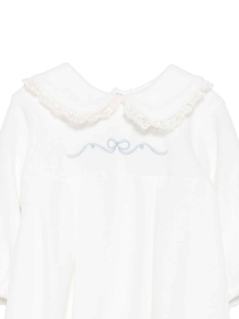 Tutina per neonato La Stupenderia Kids bianca con dettaglio fiocco ricamato 3TBTT00 L02AZZ LA STUPENDERIA KIDS