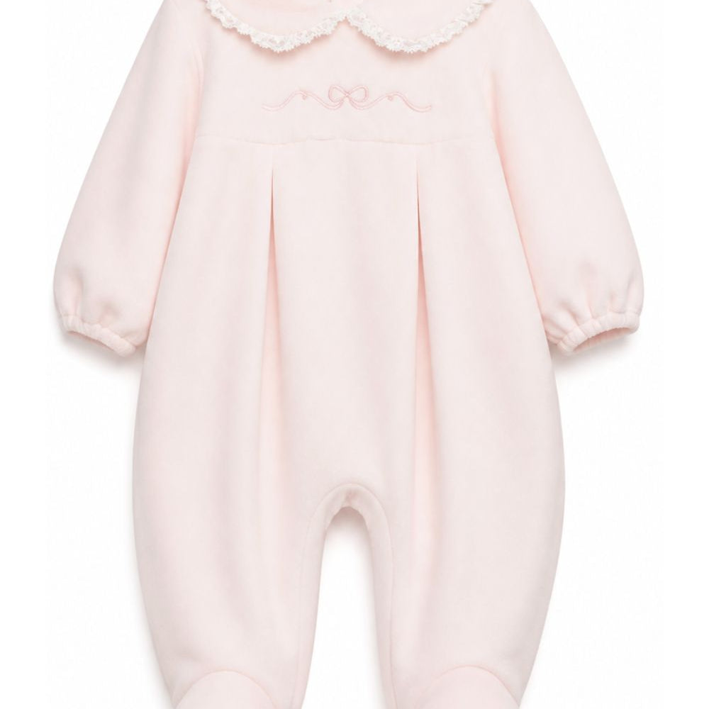 Tutina per neonata La Stupenderia Kids rosa con colletto alla Peter Pan 3TBTT00 L03 LA STUPENDERIA KIDS