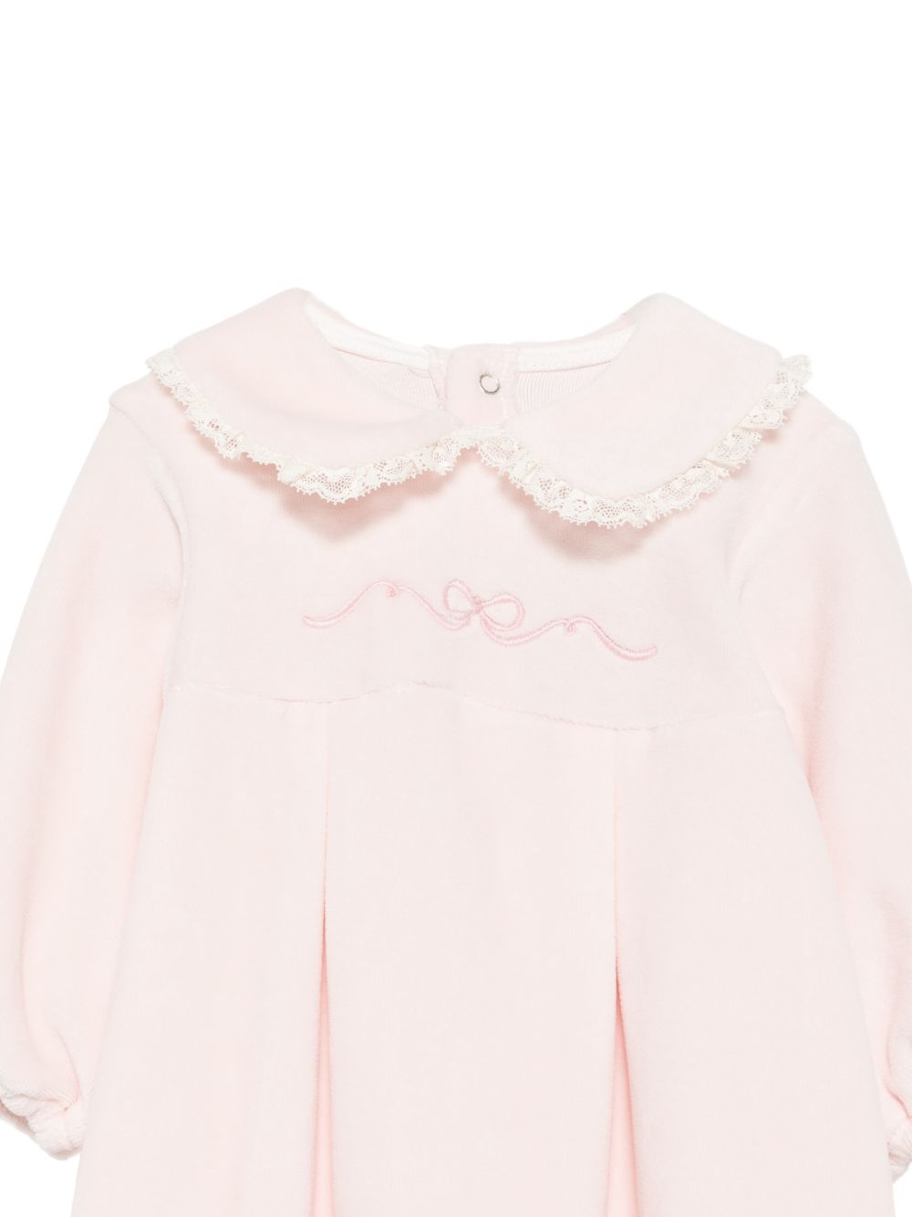 Tutina per neonata La Stupenderia Kids rosa con colletto alla Peter Pan 3TBTT00 L03 LA STUPENDERIA KIDS