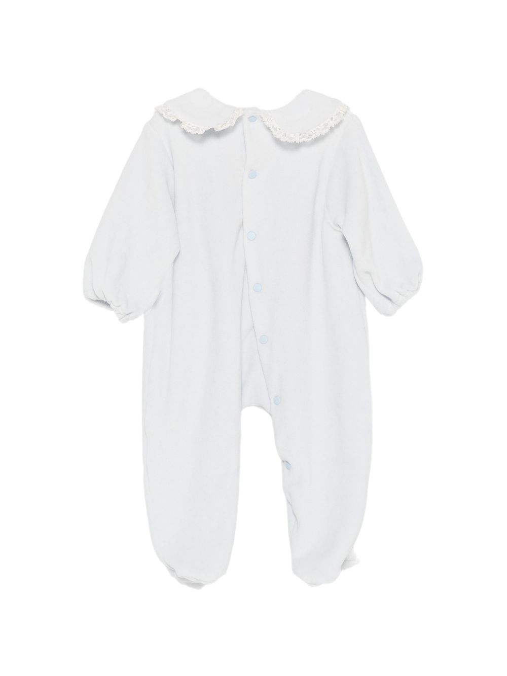Tutina per neonato La Stupenderia Kids azzurra con colletto alla Peter Pan 3TBTT00 L04 LA STUPENDERIA KIDS