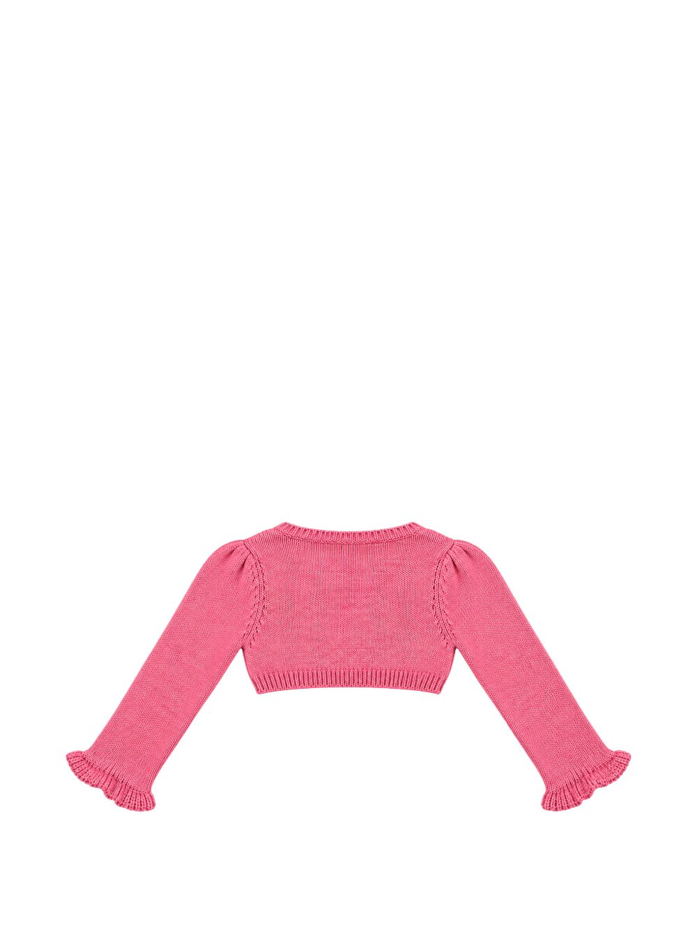 Cardigan per neonata La Stupenderia Kids rosa aperto sul davanti 3WCS P62 LA STUPENDERIA KIDS