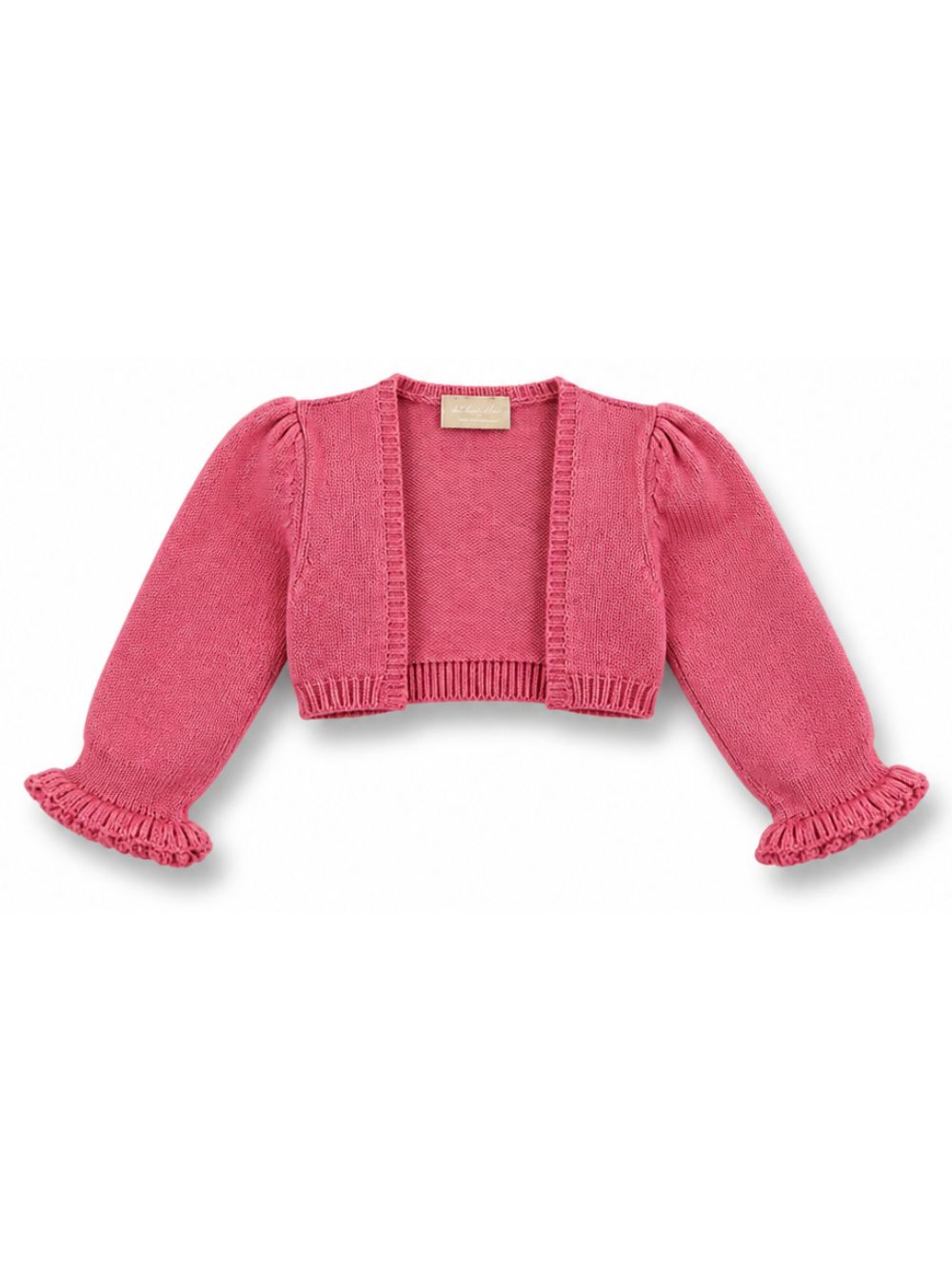 Cardigan per neonata La Stupenderia Kids rosa aperto sul davanti 3WCS P62 LA STUPENDERIA KIDS
