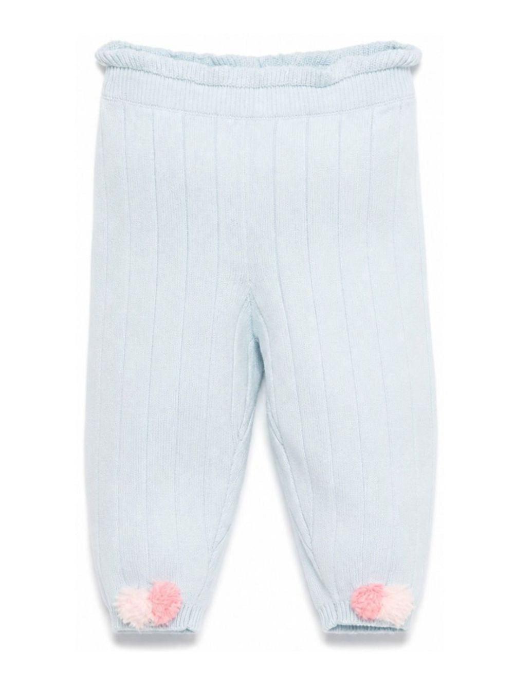 Pantaloni per neonata Louise Misha Kids azzurri con pompon FRC-W26-L0103 CLOUD LOUISE MISHA KIDS