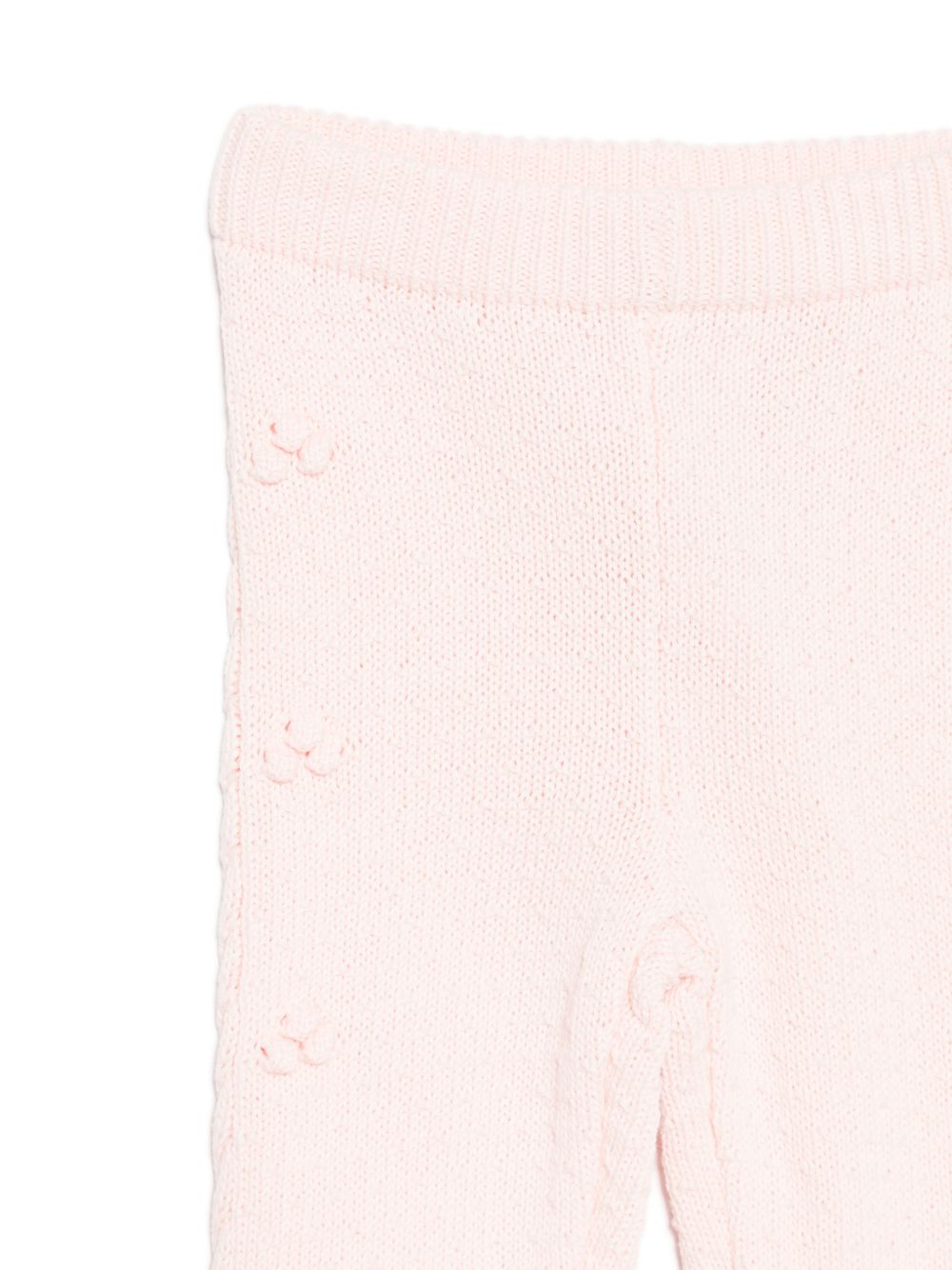 Leggins per neonata Louise Misha Kids rosa con vita con ruches FRC-W26-L0105 BLUSH LOUISE MISHA KIDS