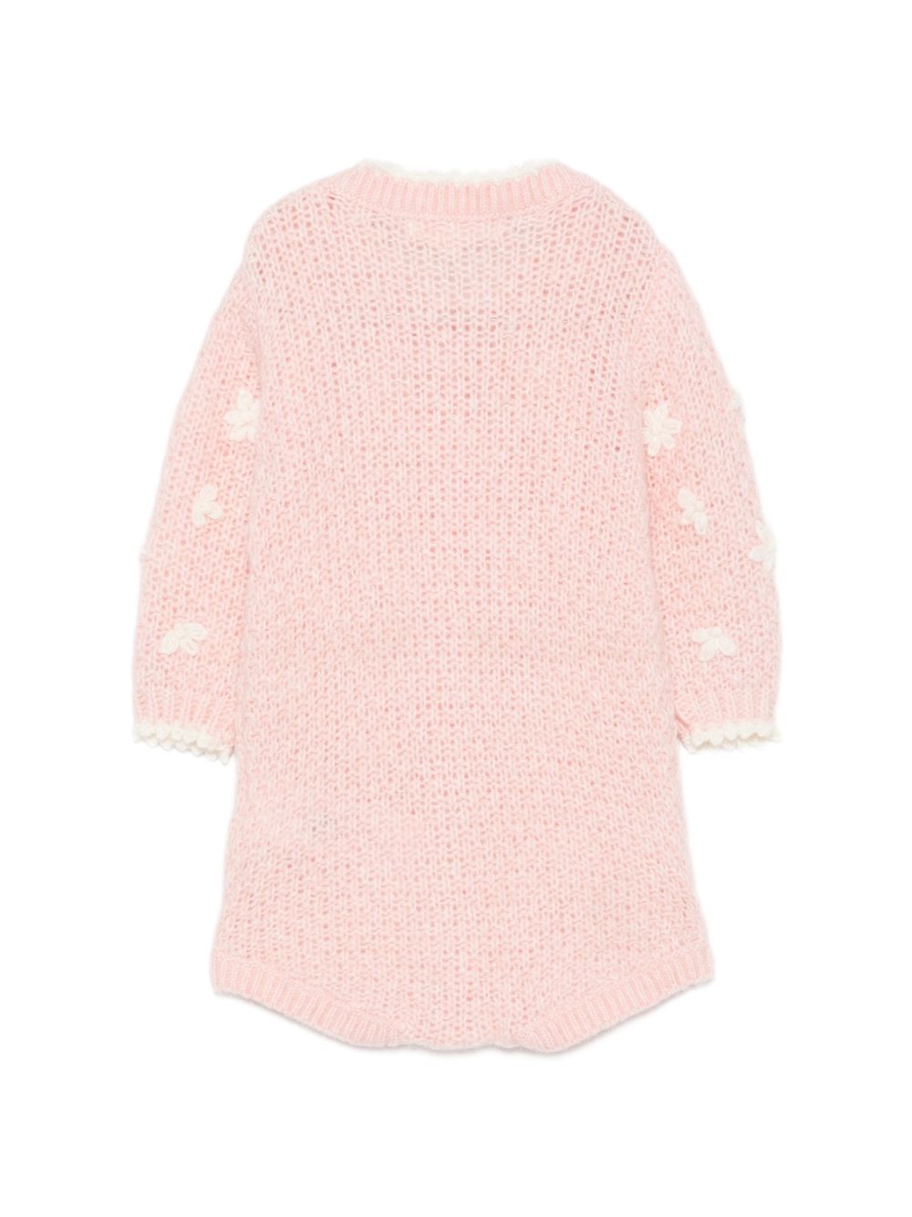 Tutine per neonata Louise Misha Kids rosa con trama intrecciata FRC-W26-R0128 BLUSH LOUISE MISHA KIDS