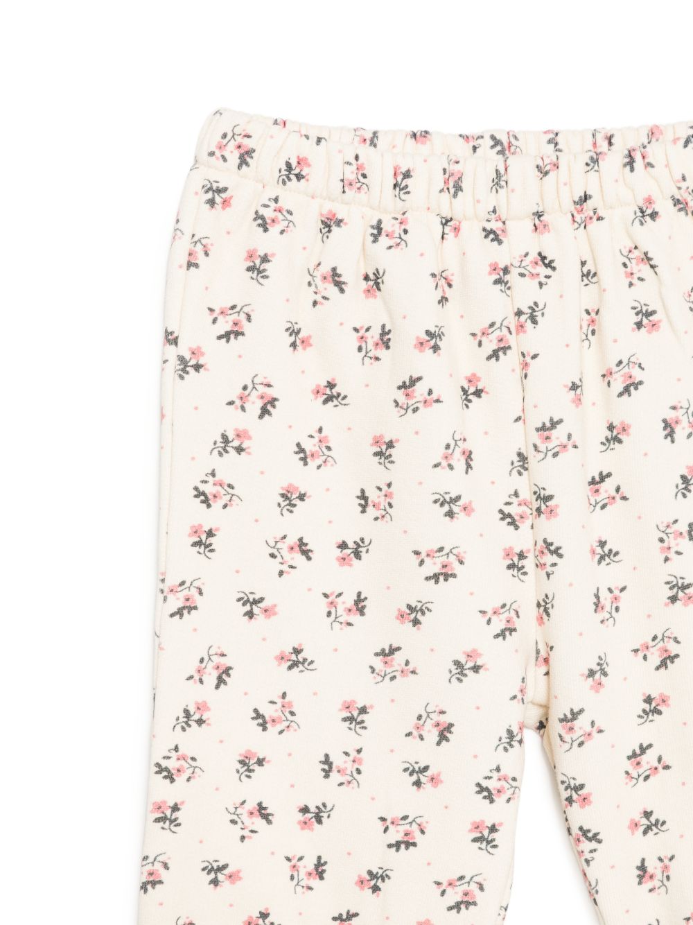 Pantaloni per neonata Louise Misha Kids bianchi con stampa floreale all-over FRI-W26-S0186 CREAM LOUISE MISHA KIDS