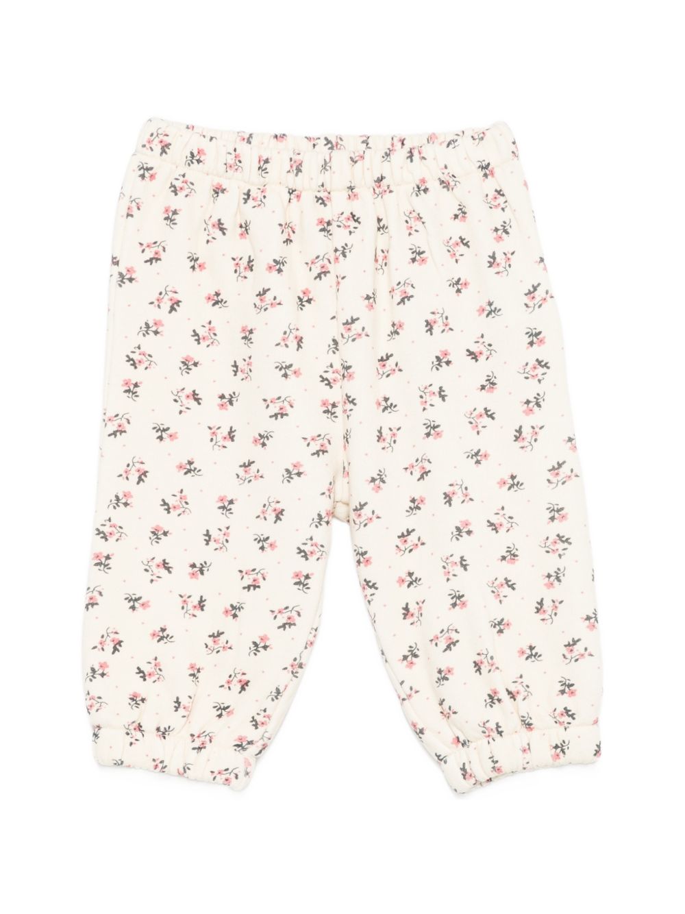 Pantaloni per neonata Louise Misha Kids bianchi con stampa floreale all-over FRI-W26-S0186 CREAM LOUISE MISHA KIDS
