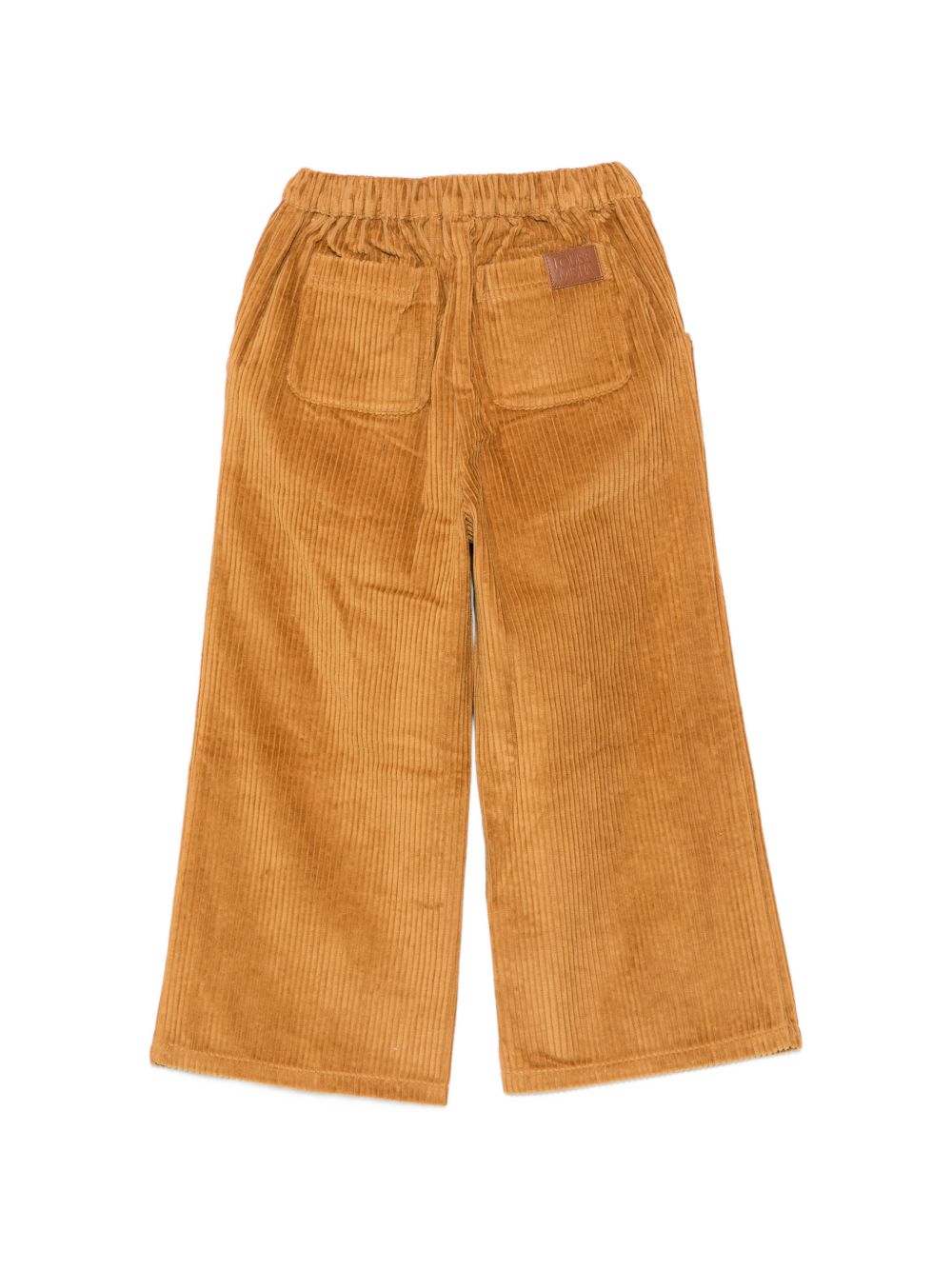Pantaloni per bambina Louise Misha Kids marroni con trama a coste GRI-W26-P0297 COFFE LOUISE MISHA KIDS