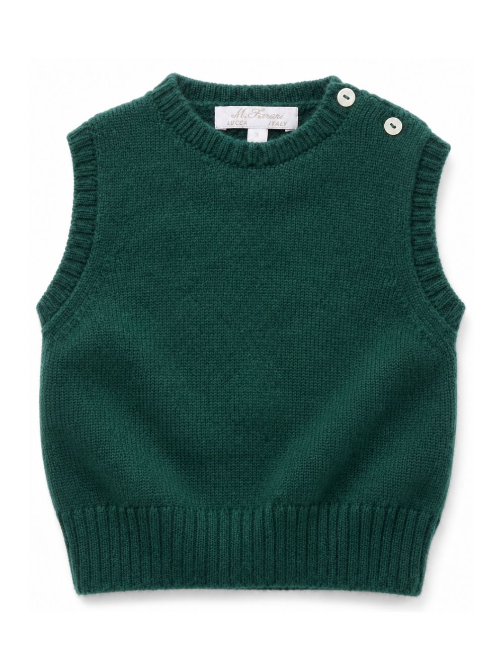 Gilet a maglia per neonato Mariella Ferrari Kids verde con bottoni MGB2 147 MARIELLA FERRARI KIDS