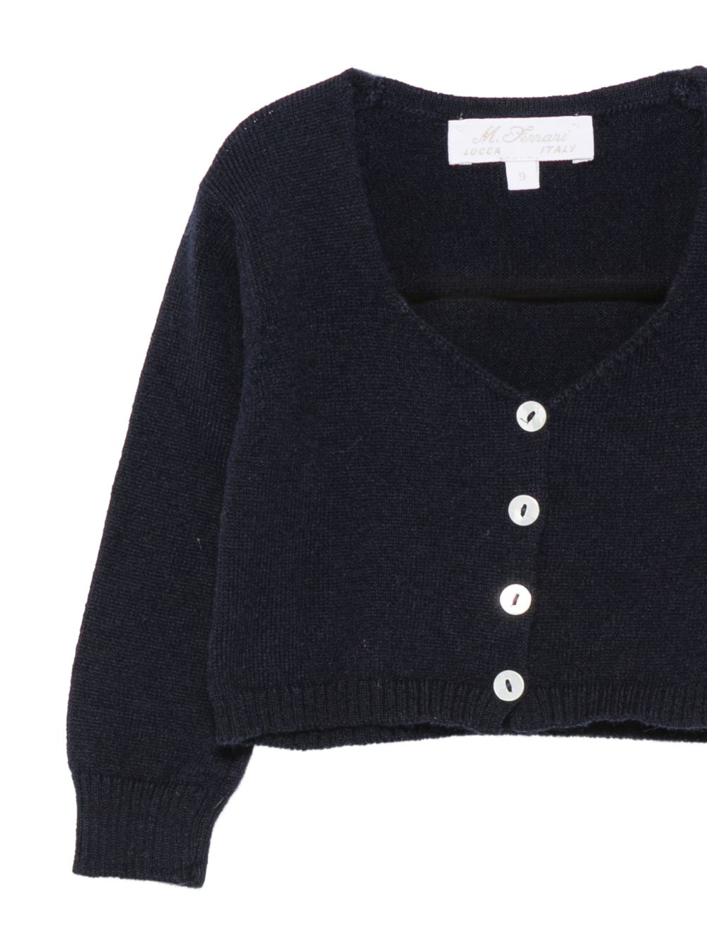Cardigan per neonata Mariella Ferrari Kids blu con scollo a V MGU19 143 MARIELLA FERRARI KIDS