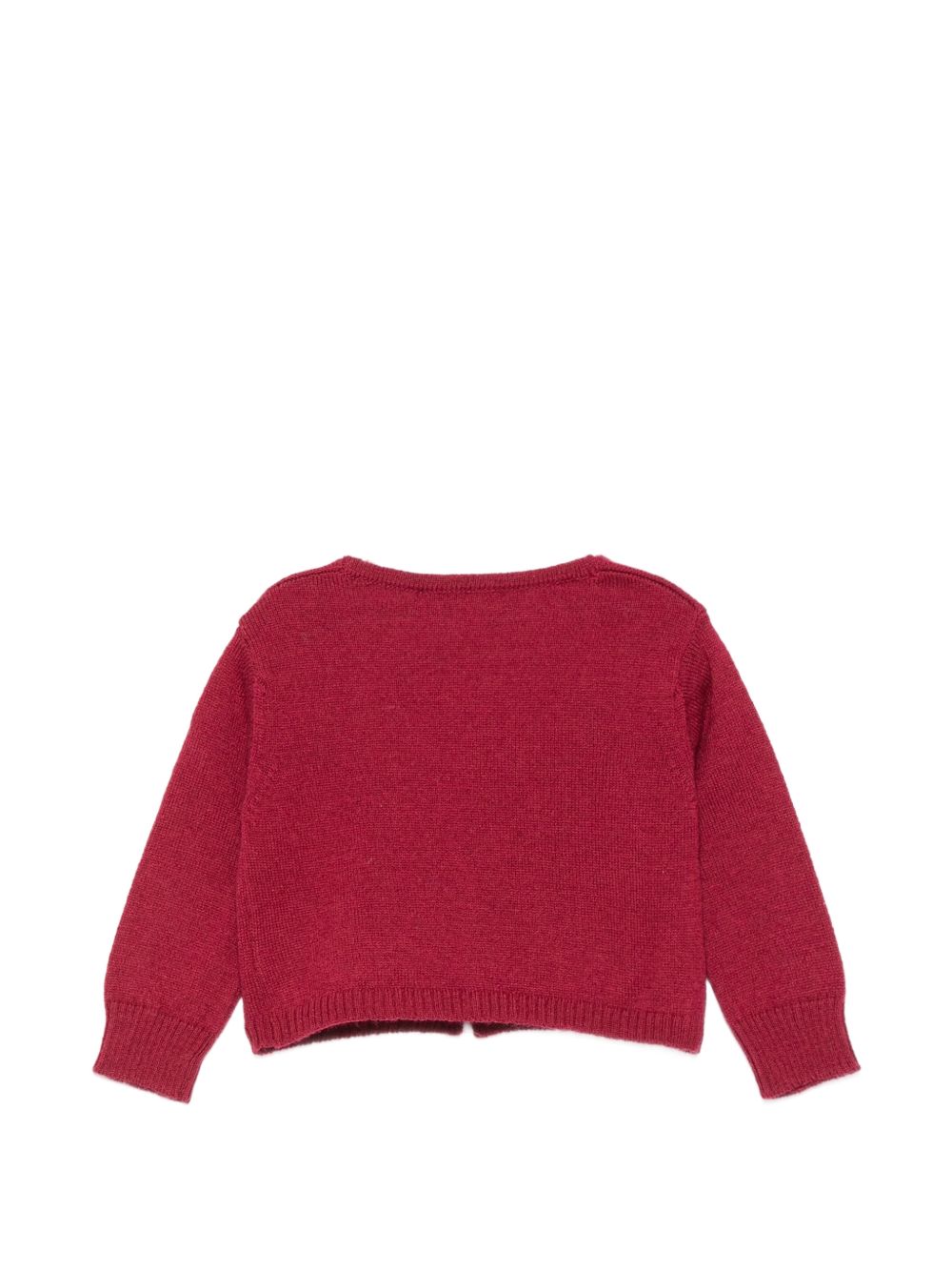 Cardigan per neonata Mariella Ferrari Kids rosso con scollo a V MGU19 151 MARIELLA FERRARI KIDS