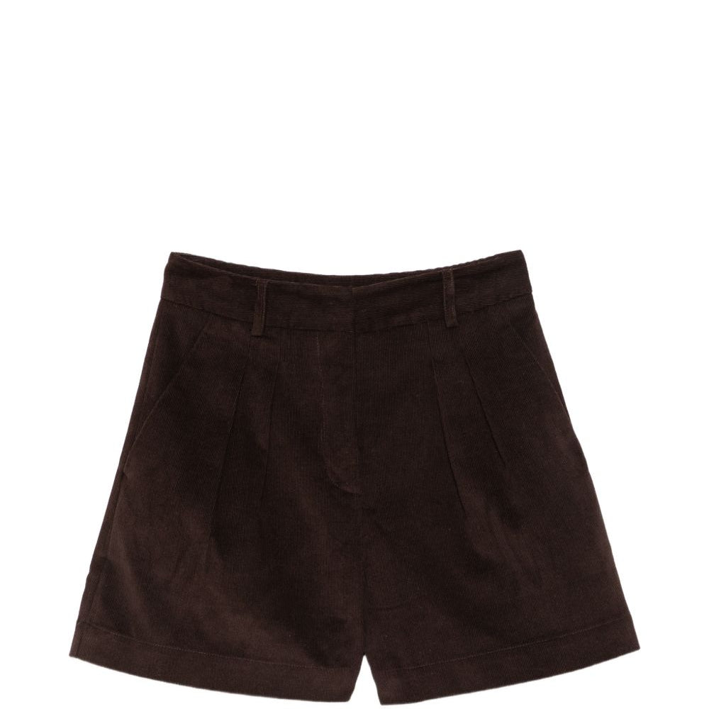 Pantaloncini per donna MC2 St.Barth maronne in velluto AYA0002 00187M MC2 ST. BARTH