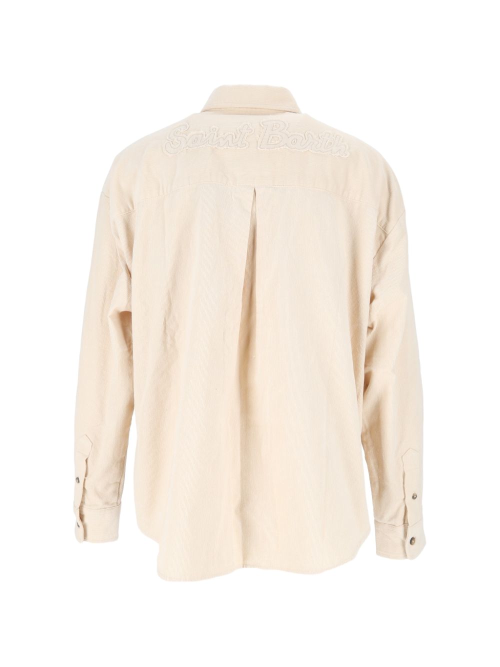 Camicia per donna MC2 Saint Barth bianca con logo sul retro GIG0002 00097M MC2 ST. BARTH