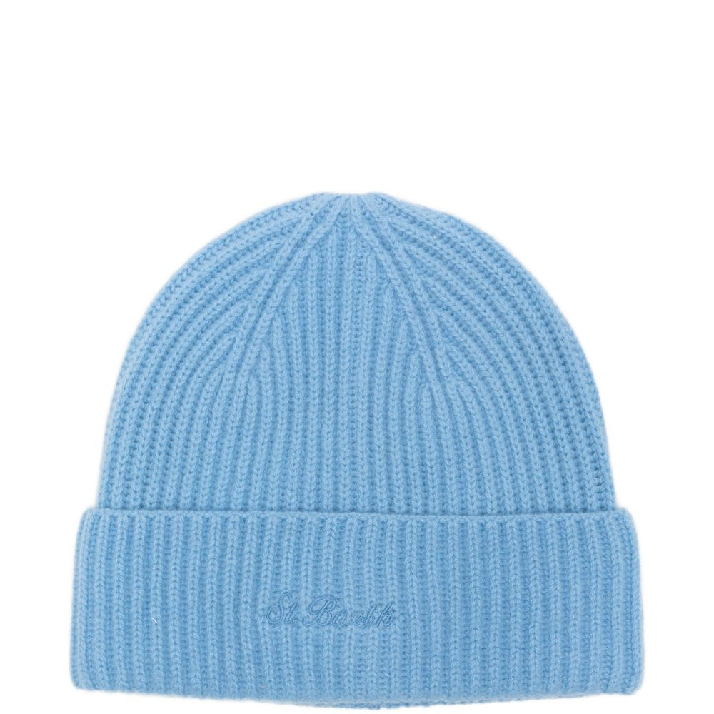 Cappello per donna MC2 St. Barth azzurro con logo ricamato sul davanti MOS0004 00008M MC2 ST. BARTH