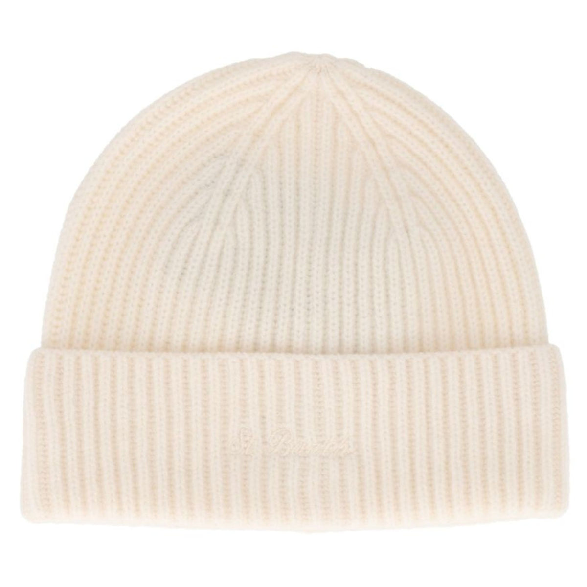 Cappello per bambina MC2 Saint Barth Kids beige con trama a coste MOS0004 00023M MC2 ST. BARTH