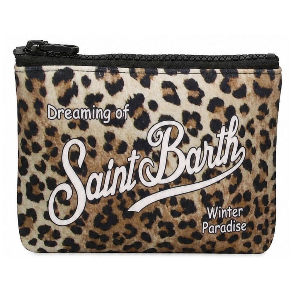 Pochette Aline MC2 St. Barth marrone con stampa grafica animalier ALI0002 02624M MC2 ST. BARTH KIDS