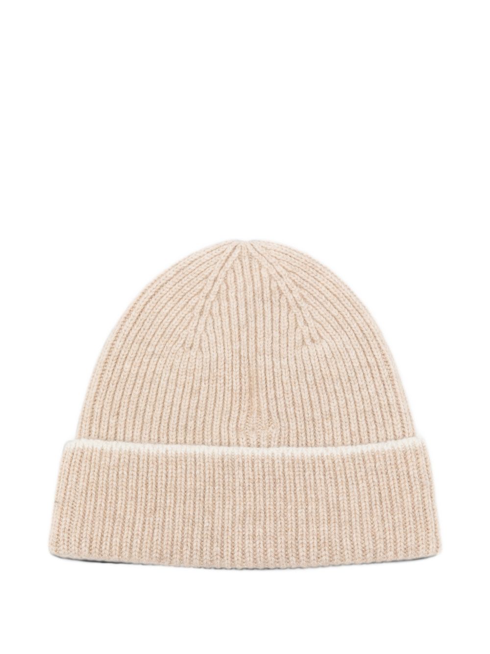 Berretto per bambino MC2 Saint Barth Kids beige con logo ricamato sul davanti ASTO002 00027M MC2 ST. BARTH KIDS