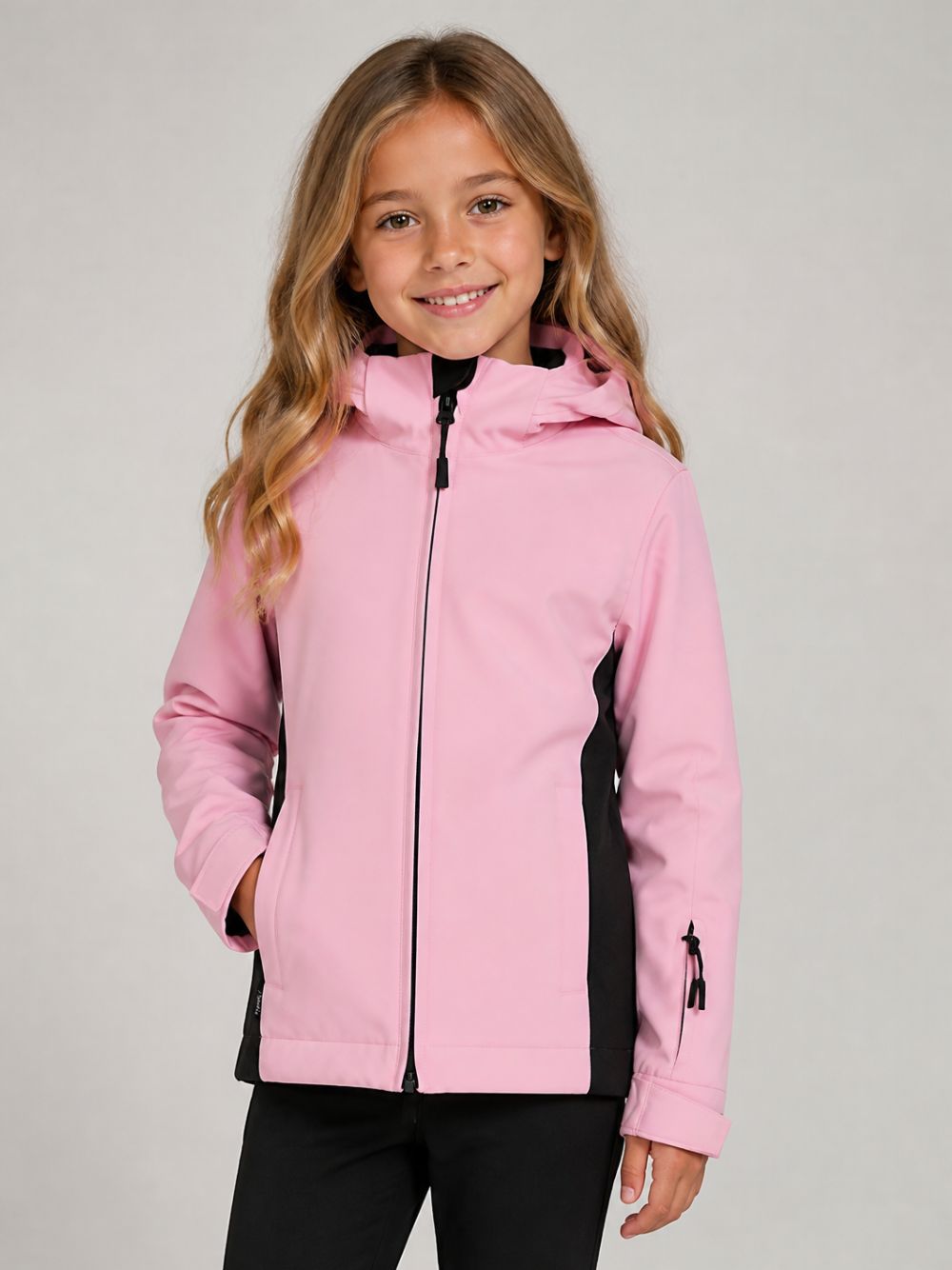 Giacca da neve per bambina MC2 St. Barth Kids rosa con stampa grafica sul retro Minnie Mouse CHV0001 01362M MC2 ST. BARTH KIDS
