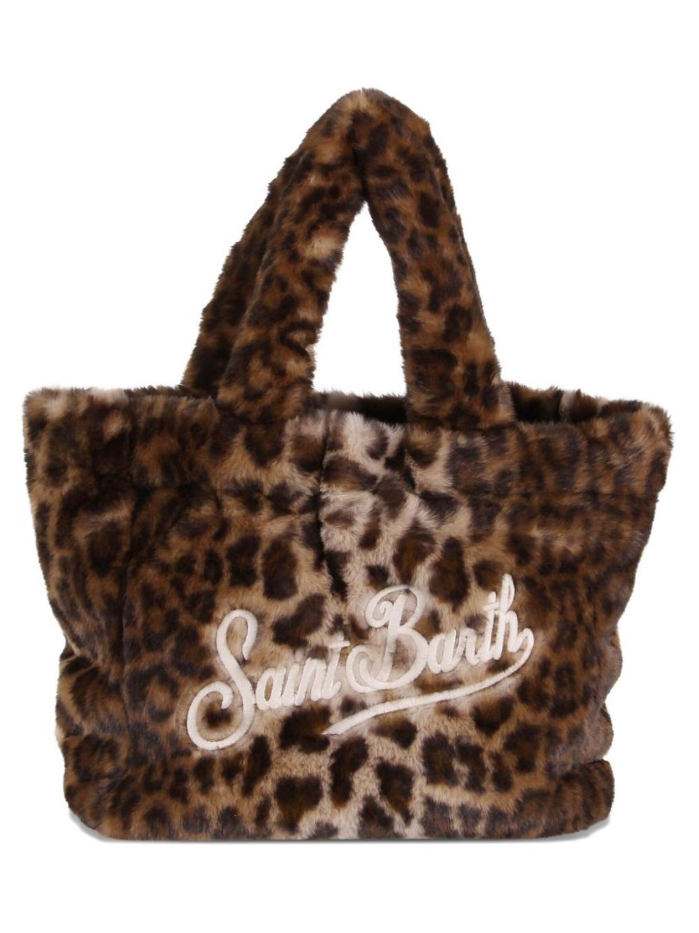 Borsa Colette Soft Fur MC2 St. Barth marrone con stampa animalier COL0033 00214M MC2 ST. BARTH KIDS