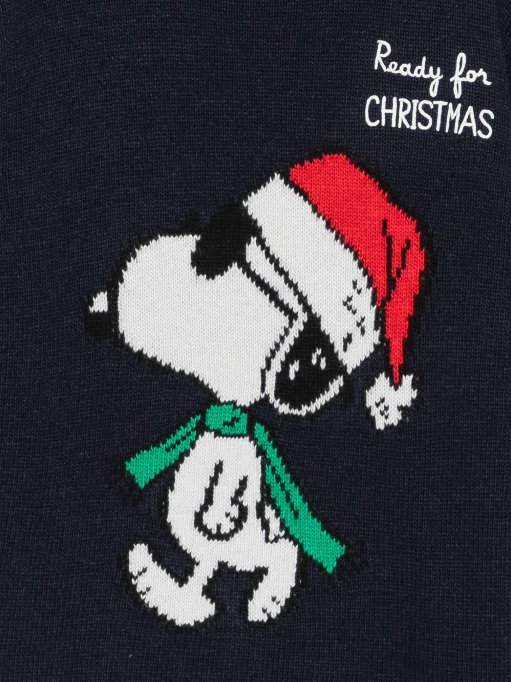 Maglione per bambino MC2 Saint Barth Kids blu navy con stampa intarsiata sul davanti DOU0001 02206M MC2 ST. BARTH KIDS