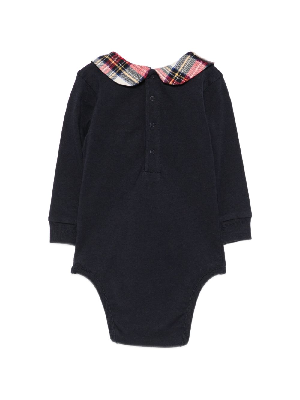 Body per neonati MC2 Saint Barth Kids blu navy con frase ricamata JCQ0001 01268M MC2 ST. BARTH KIDS