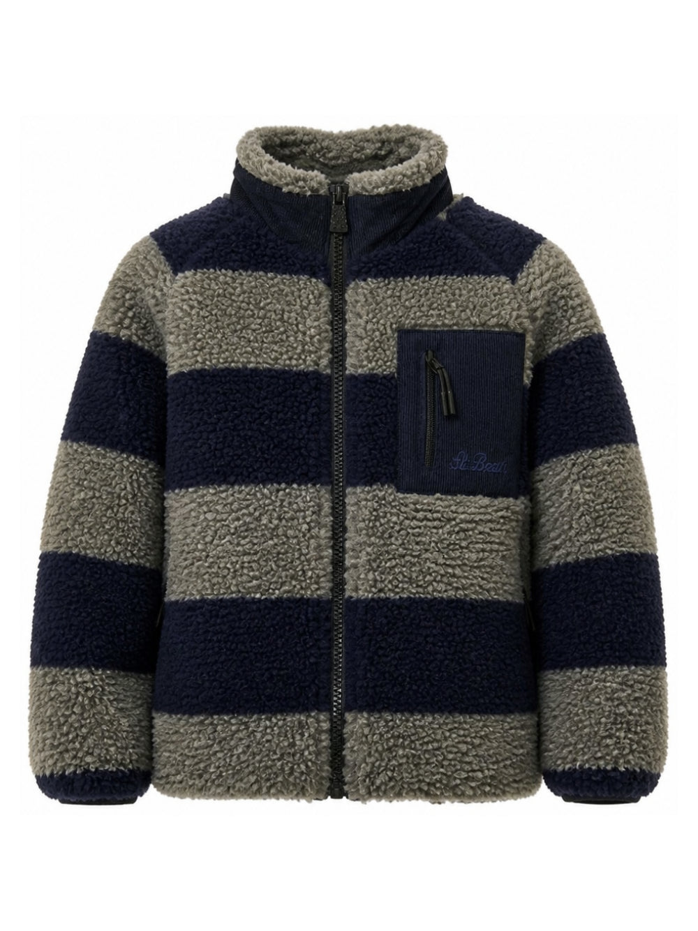Giubbino per bambino MC2 St. Barth Kids x Peanuts multicolore con ricamo Snoopy sul retro KEY0005 00203M MC2 ST. BARTH KIDS
