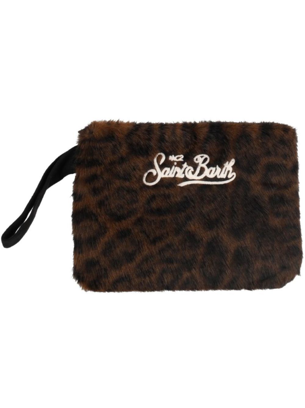 Pochette Pareasy Fur MC2 St. Barth animalier con finitura in eco-shearling PARE0004 00212M MC2 ST. BARTH KIDS