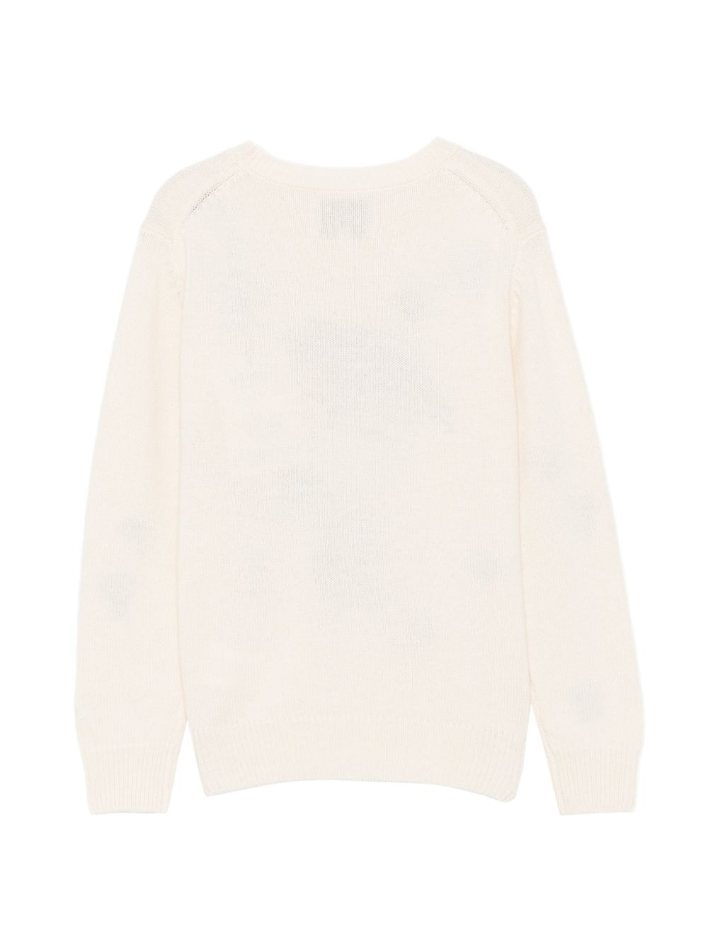 Maglione per bambina MC2 Saint Barth Kids beige con ricamo Snoopy PRC0005 00160M MC2 ST. BARTH KIDS