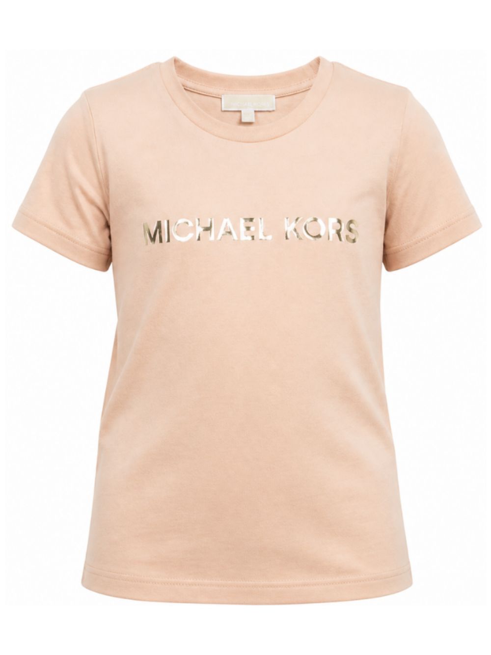 T-shirt per bambina Michael Kors rosa con logo sul davanti R30603 215 MICHAEL KORS KIDS