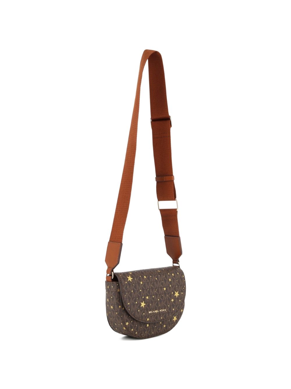 Borsa a spalla per bambina Michael Kors Kids marrone con stampa monogramma R30812 340 MICHAEL KORS KIDS