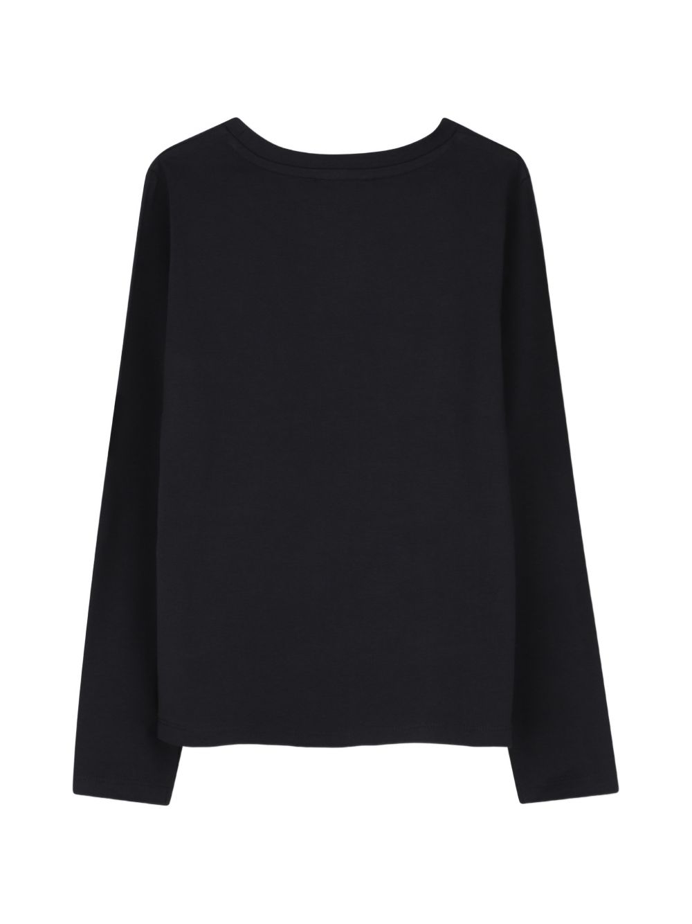 T-shirt per bambina Michael Kors Kids nera con logo sul davanti R30829 09B MICHAEL KORS KIDS