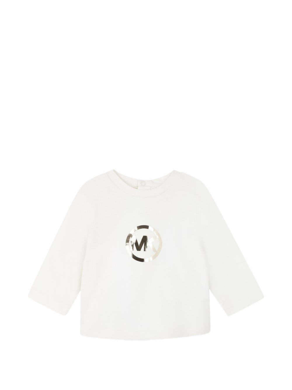 Set tutina sportiva per neonata Michael Kors Kids rosa con stampa con logo sul davanti R30838 46M MICHAEL KORS KIDS