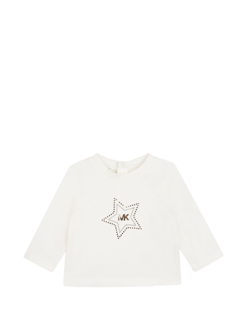 Set tre pezzi per neonata Michael Kors Kids beige con stampa con monogramma all-over R30839 22C MICHAEL KORS KIDS