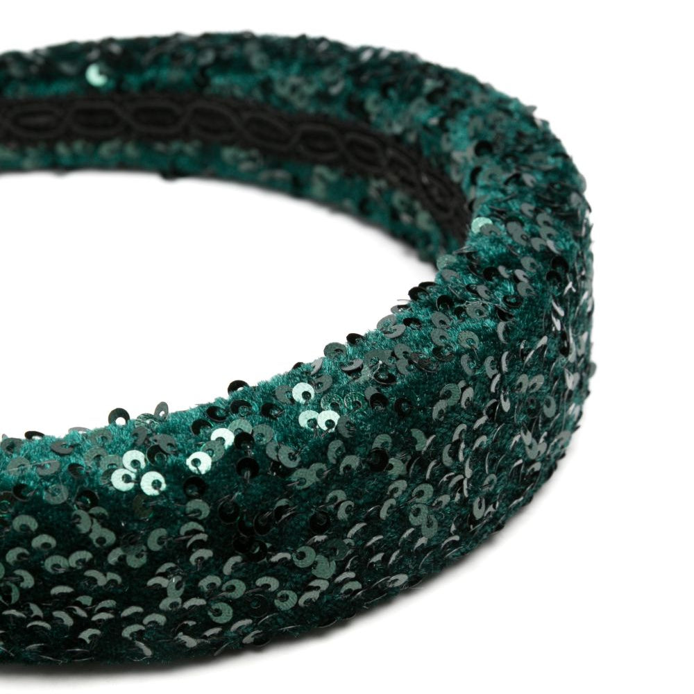 Cerchietto per bambina Mimisol Kids verde con paillettes MAFR173TS1140 GRN MIMISOL KIDS