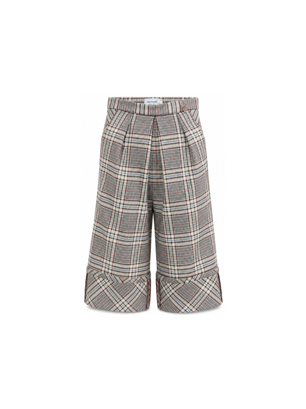 Pantaloni a quadri per bambina Mimisol Kids multicolor con paillettes MFPA176V1TS1134 MLT MIMISOL KIDS