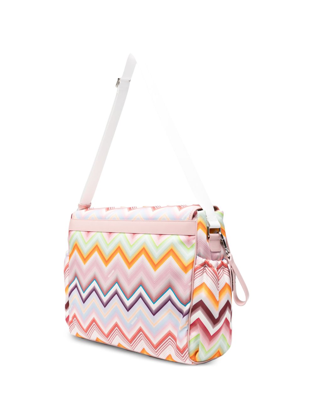 Borsa fasciatoio Missoni Kids multicolore con motivo a stampa a zigzag MZ0048 N0443 999 MISSONI KIDS