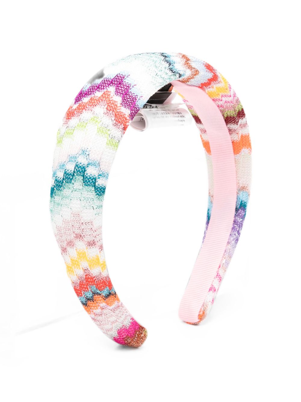 Cerchietto per bambina Missoni Kids multicolore con motivo a zigzag MZ0A04 Q0114 999 MISSONI KIDS