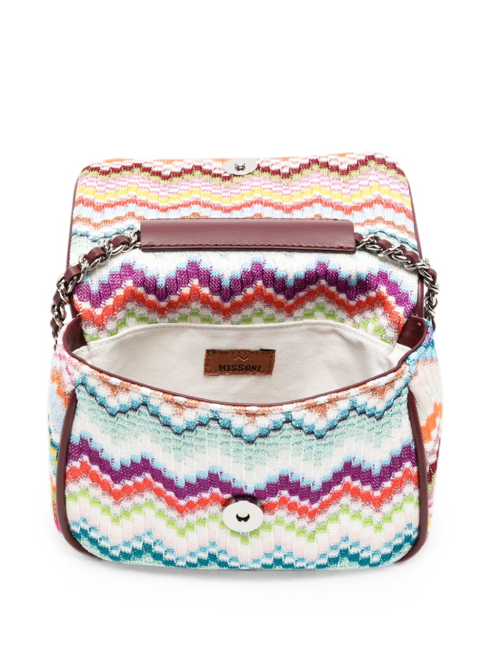 Borsa per bambina Missoni Kids multicolor con logo MZ0A48 Q0114 999 MISSONI KIDS