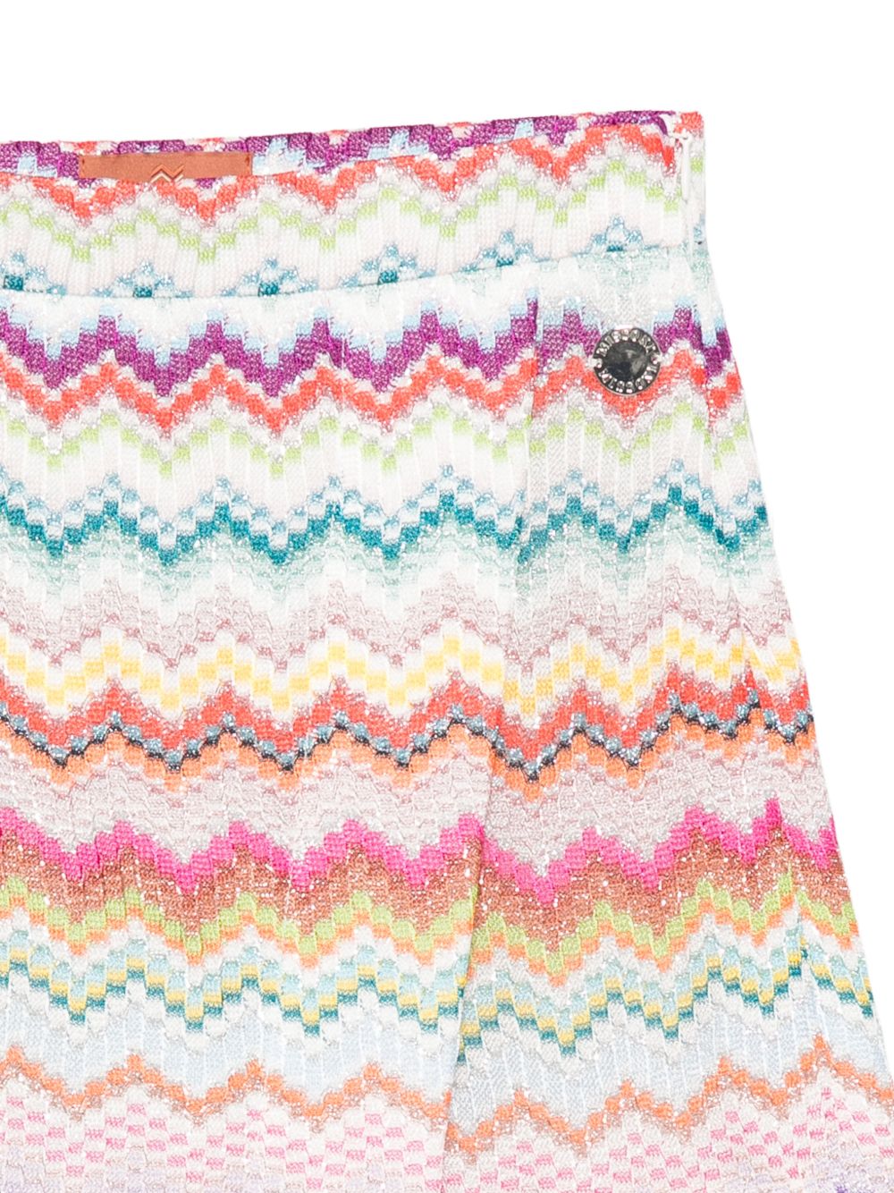 Shorts per bambina Missoni Kids multicolore con motivo a zigzag MZ7A11 Q0114 999 MISSONI KIDS