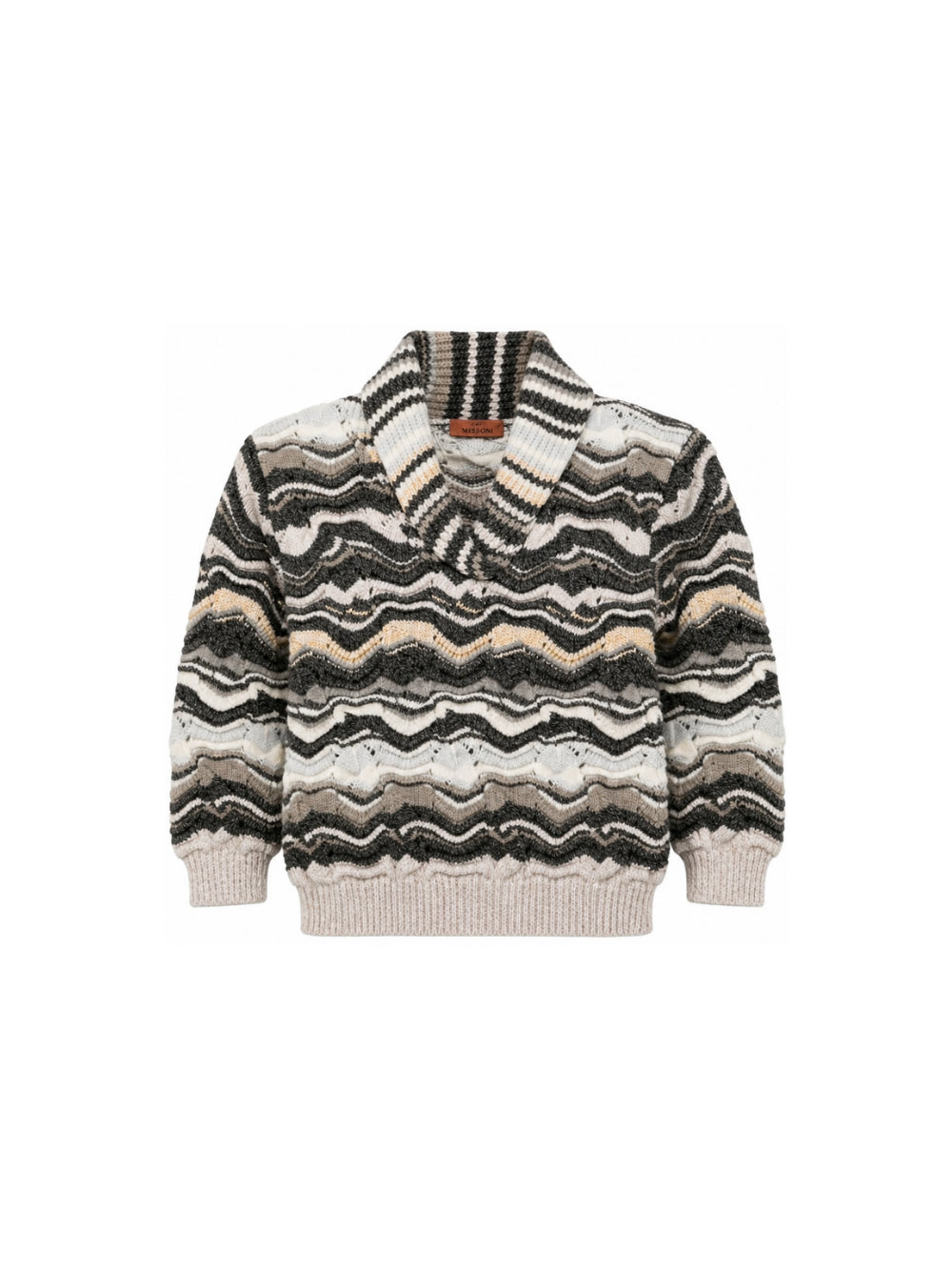 Maglione per bambini Missoni Kids multicolor con lavorazione a maglia MZ9A00 W0209 807MC MISSONI KIDS