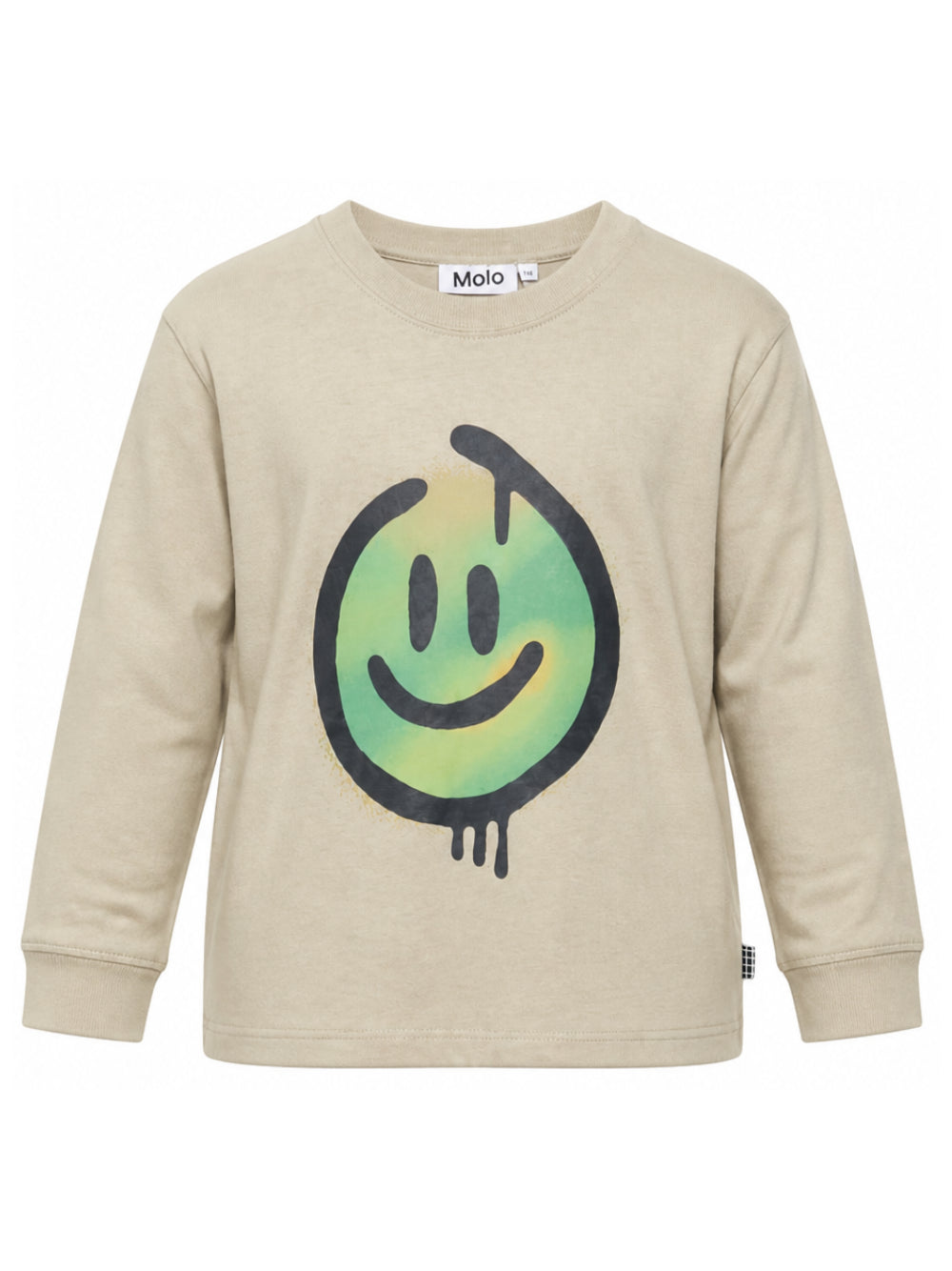 T-shirt per bambino Molo beige con stampa grafica 1W26A405 9954 MOLO KIDS